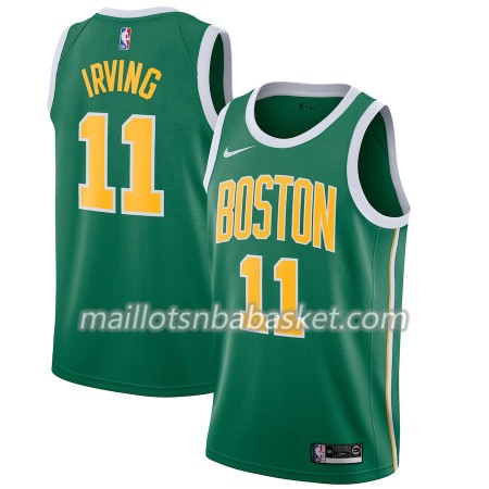 Maillot Homme Boston Celtics Kyrie Irving 11 2018-19 Nike Vert Swingman